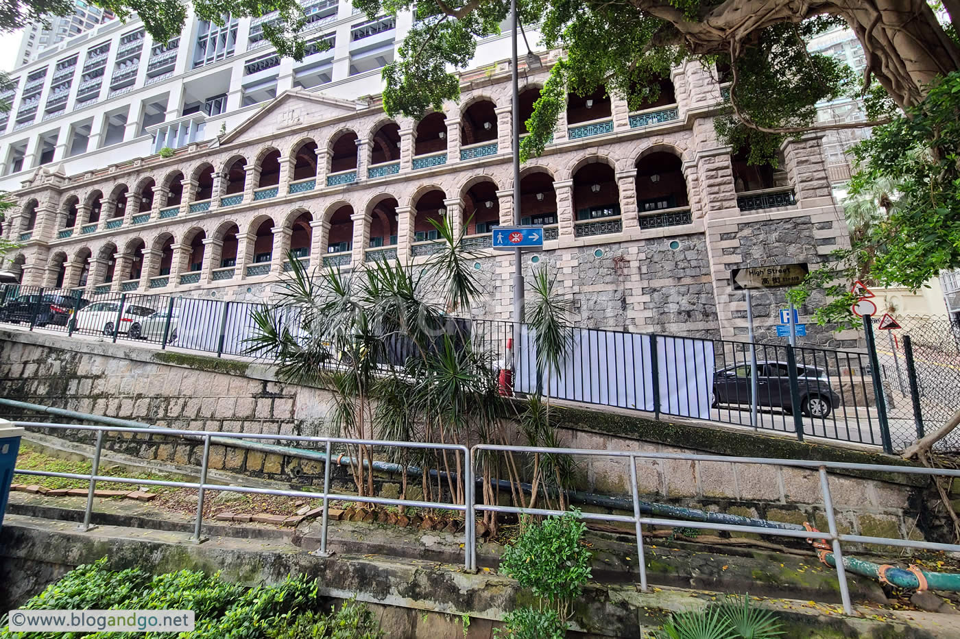 Sheung Wan - High St, Mental Asylum and Staff Quarters